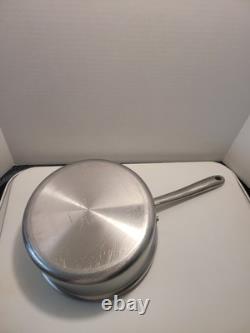 All Clad Thomas Keller Copper Core Stainless Steel 3 Quart Saucepan 0841505