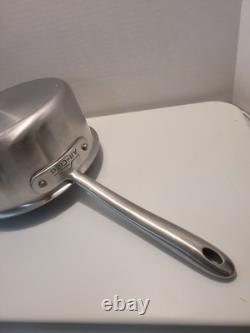All Clad Thomas Keller Copper Core Stainless Steel 3 Quart Saucepan 0841505