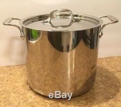 All-Clad Tri-Ply Stainless Steel 8 Quart Stock Pot with Lid