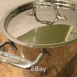 All-Clad Tri-Ply Stainless Steel 8 Quart Stock Pot with Lid