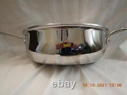All-Clad d5 4 Quart All Purpose Essential Sauté Pan And Lid Stainless Steel