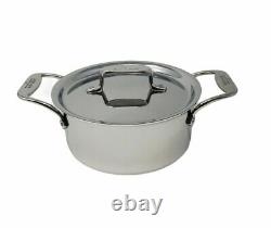 All-Clad d5 Brushed Stainless 3-quart Casserole Pot with Lid