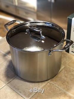 All-Clad d5 Brushed Stainless Steel Stockpot, 12 Quart. BRAND NEW