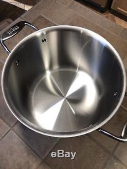 All-Clad d5 Brushed Stainless Steel Stockpot, 12 Quart. BRAND NEW