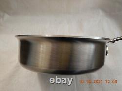 All-Clad d5 Sauté Pan 2 Quart 9 Diameter 5-Ply Bonded with Lid- Stainless Steel