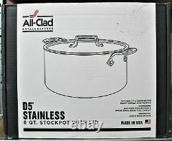 All-Clad d5 Stainless 8-Quart Stockpot #SD55508