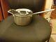 All Clad D5 Stainless Brushed 4 Quart Sauce Pan Withloop & Lid Bd55204 Factory 2nd