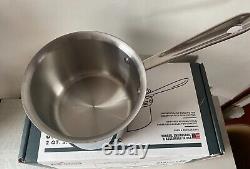 All-Clad d5 Stainless-Steel Saucepan, 2-Qt with Lid, New