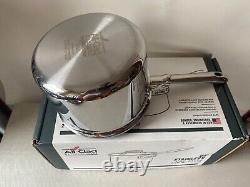 All-Clad d5 Stainless-Steel Saucepan, 2-Qt with Lid, New