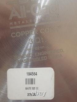 All-clad Copper Core 3 Quart Saute Pan 11.25 Stainless Steel & Aluminum