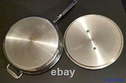 All-clad Copper Core 6403 Ss 3 Quart Saute Pan Original LID Vg $349. Barely Used