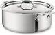 All-clad D5 Stainless Polished 6 Qt Ultimate Soup Pot With Lid & 14 Inch Ladle
