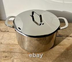 Alva Stainless Steel Maestro Stock Pot 9.5 24cm 5 Quart Belgian lid NEW in box