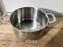 Alva Stainless Steel Maestro Stock Pot 9.5 24cm 5 Quart Belgian lid NEW in box