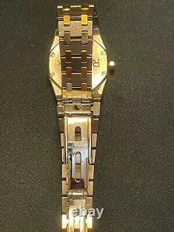 Audemars Piguet AP Royal Oak Quart 18K Gold & Stainless Steel 23-26MM Watch