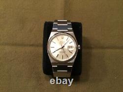 Authentic Mens Rolex Model 17000 Oyster Quartz Datejust Stainless Watch