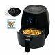 Avalon Bay 3.7 Quart Digital Programmable Stainless Steel Air Fryer With Recipes