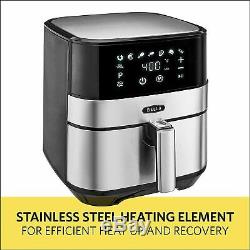 BELLA (14734) Touchscreen Air Fryer, 5.3 Quart 1700 watts Stainless Steel ninja