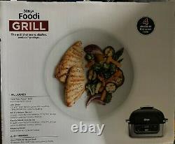 BRAND NEW Ninja AG300 Foodi 4-in-1 Indoor Grill with 4 Quart Air Fryer Black