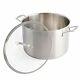 Babish Tri-ply Stainless Steel Stock Pot Withlid 12-quart