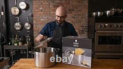 Babish Tri-Ply Stainless Steel Stock Pot withLid 12-Quart