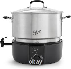 Ball Easycanner Electric Water Bath Canner, 21-Quart Capacity, Automated Heating