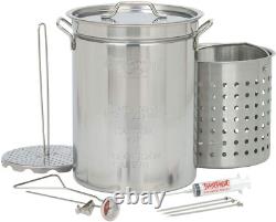 Bayou Classic 1118 32-Quart Stainless Steel Turkey Fryer