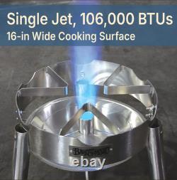 Bayou Classic 82 Quart Stainless Steel Boiler Cooker Steam Complete Kit KDS-982