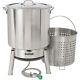 Bayou Classic Kds-182 Stainless Steel 82 Quart Seafood & Crawfish Cooker Kit