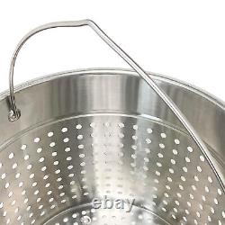 Bayou Classic KDS-182 Stainless Steel 82 Quart Seafood & Crawfish Cooker Kit