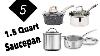 Best 1 5 Quart Saucepan Stainless Steel With Spout Lid