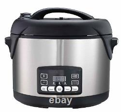 Big Boss 8698 1300-Watt Stainless Steel Oval Pressure Cooker, 8.5-Quart NEW