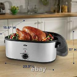 Big Crock Pot 22qt Roaster Oven Turkey 22 Quart Large Electric Slow Cooker Huge