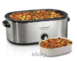 Big Crock Pot 22qt Roaster Oven Turkey Qt 22 Quart Large Slow Cooker Huge 22qrt