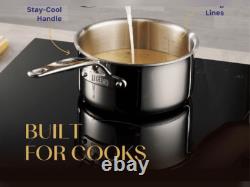 Brand New Legend 3 Quart Sauce Pot withLid Copper Core 5 ply Stainless Steel