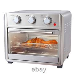 Brentwood 1700w 24 Quart Stainless Steel Convection Air Fryer Toaster Oven