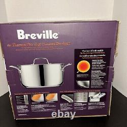 Breville Thermal Pro Tri-Ply 8-Quart Covered Stockpot NEW Stainless Steel
