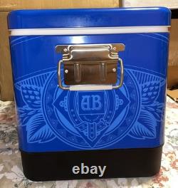 Bud Light / NFL 54 Quart Stainless Steel Hard Cooler Metal Latch Tailgating