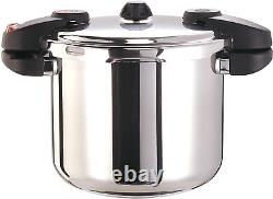 Buffalo QCP408 8-Quart Stainless Steel Pressure Cooker Classic Series