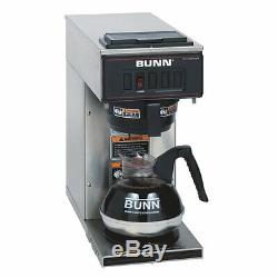 Bunn Vp17-1 Coffee Brewer 1600 W 2 Quart 12 Cups No Stainless Steel