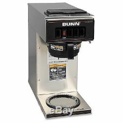 Bunn Vp17-1 Coffee Brewer 1600 W 2 Quart 12 Cups No Stainless Steel
