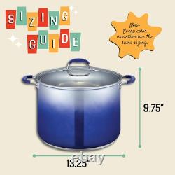CONCORD 20 Quart Stainless Steel Canning Pot Set. Variety Pack, Cobalt