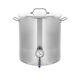 Concord Stainless Steel Home Brew Kettle Brewing Stock Pot Beer Wine Set