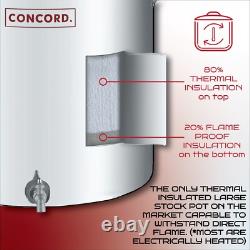 CONCORD Stainless Steel S Series Insulated Double Wall Stock Pot