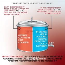 CONCORD Stainless Steel S Series Insulated Double Wall Stock Pot