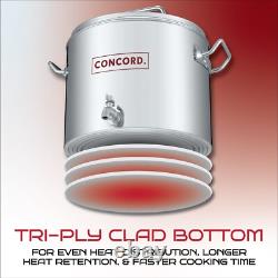 CONCORD Stainless Steel S Series Insulated Double Wall Stock Pot