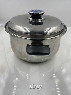 COOKWORLD T304 Audiotherm Series 8 Quart STAINLESS STEEL POT with Vented Lid