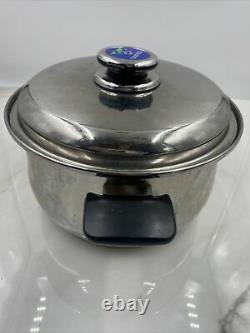 COOKWORLD T304 Audiotherm Series 8 Quart STAINLESS STEEL POT with Vented Lid