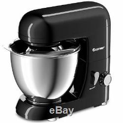 COSTWAY Stand Mixer 4.3 Quart 6-Speed 120V/550W Kitchenaid 3 Attachments Offe