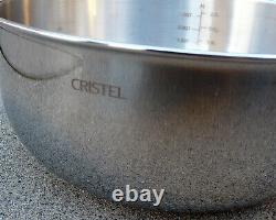 CRISTEL saucier, Casteline line, 3.6 quart, 8.5, ultraply, made in France